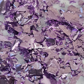 Lavender Metallic Foil Flakes - Purple Flakes